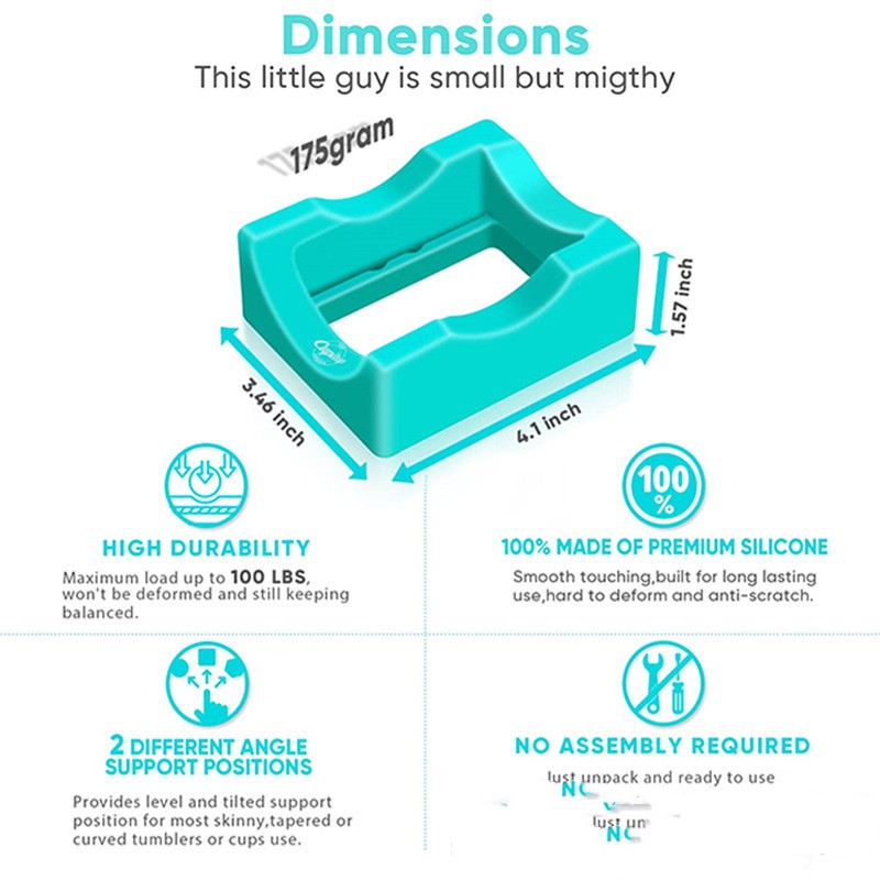 Small Silicone Cup Holder Mug