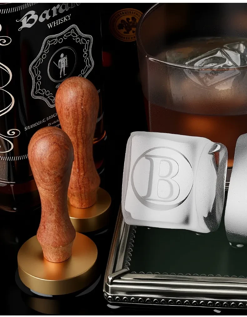 Custom Brass Ice Cube Stamp