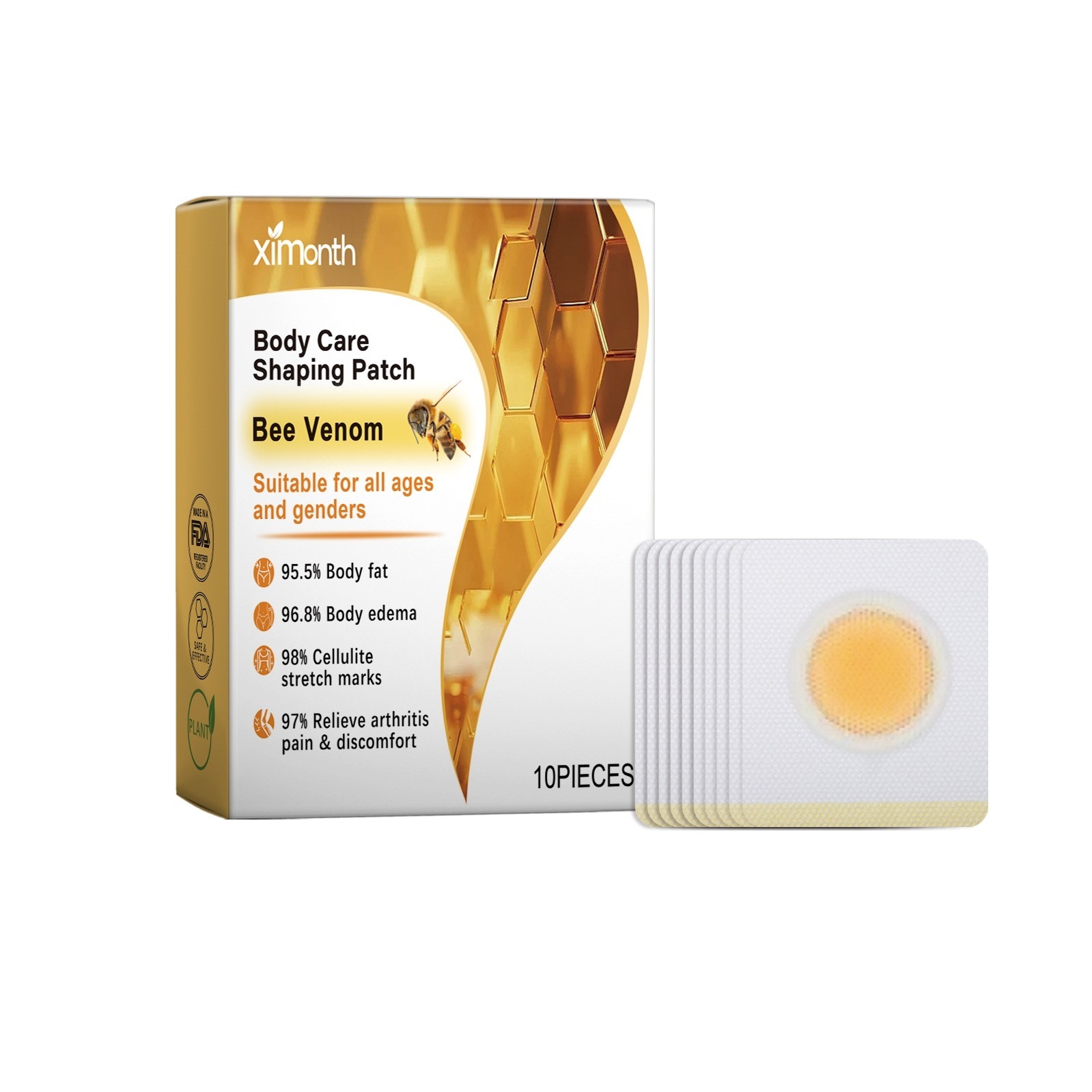 Ximoth Body Care Shaping Patch with Bee Venom