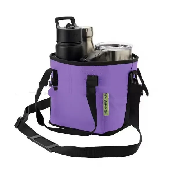 4-grid Insulated Drink Bottle Carrier Bag