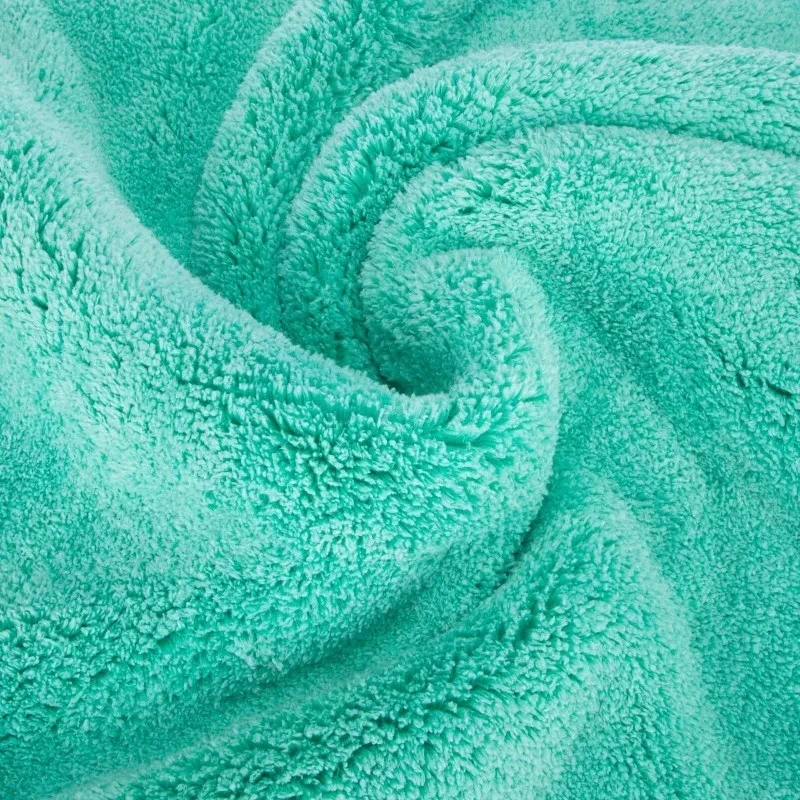 5pcs 40x40cm Microfiber Plush Car Wash Towels - Absorbent Dual-Sided Auto Detailing & Household Cleaning Rags