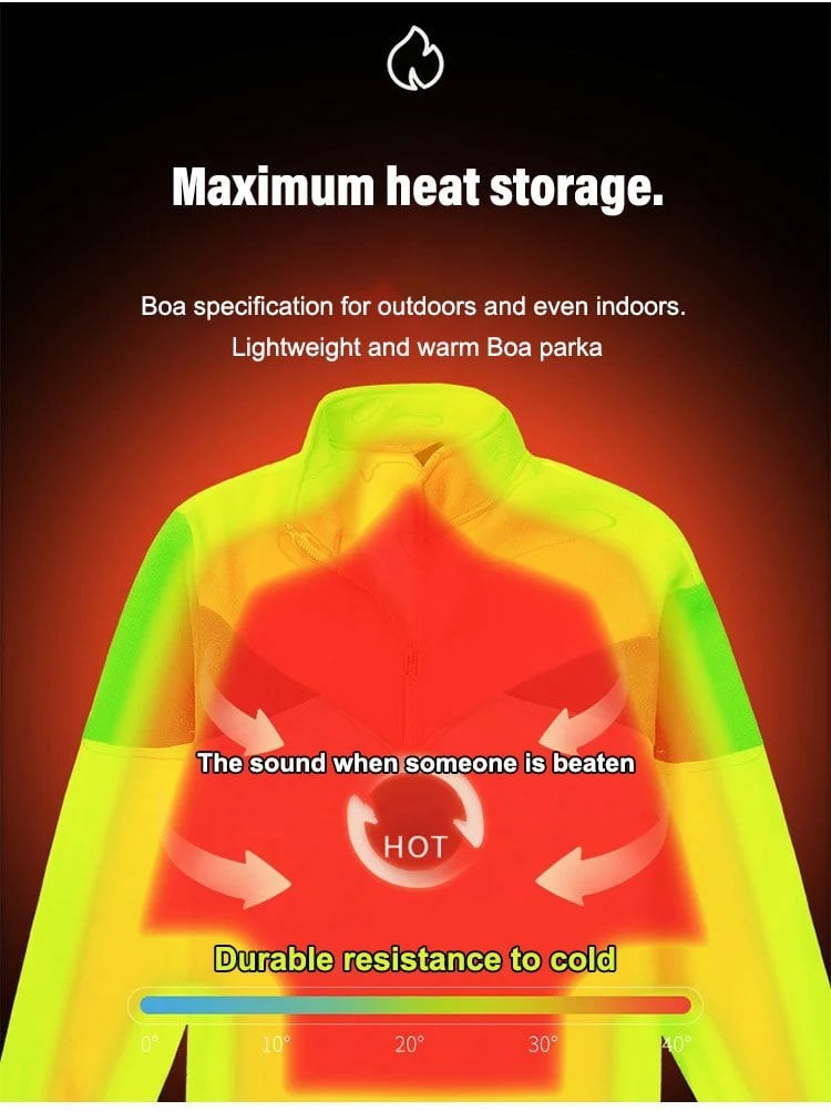 Mens Double-Layer Fleece Hooded Jacket49% OFF