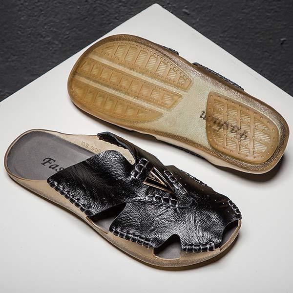 Men's tendon bottom beach slippers