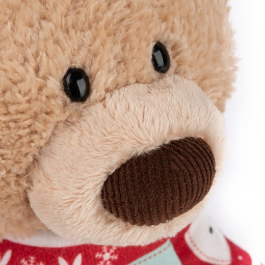 Bear : Toothpick Sleigh With Christmas Sweater