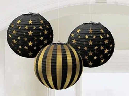 Glitz & Glam Hot Stamp Lantern - Pack of 3