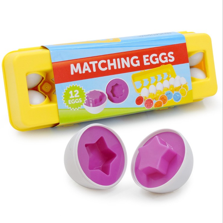 Baby Learning Educational Toy Smart Egg Toy Games Shape Matching Sorters Toys Montessori Eggs Toys For Kids Children