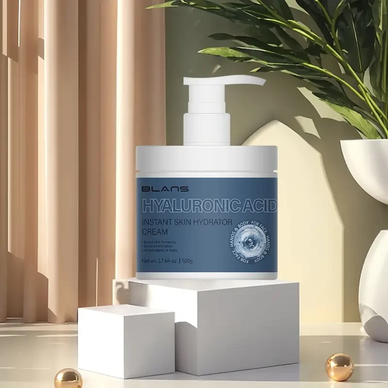 500G Hyaluronic Acid Body Lotion & Face Moisturizer With Vitamin E | Hydrating Dry Skin Firming Lotion | Skin Care Products For Face For Body For Hands And Feet For Women And Men With Plant Squalane