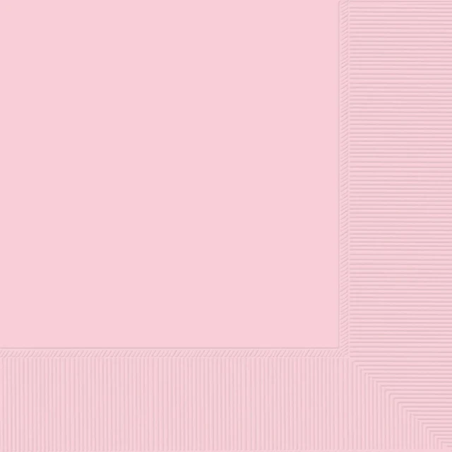 Lunch Napkins 50 Pack 2 Ply Blush PinkPrice is for Pack of 50