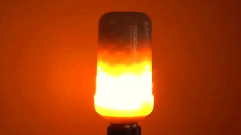 2 Pack LED Flame Effect Light Bulb-With Gravity Sensing Effect