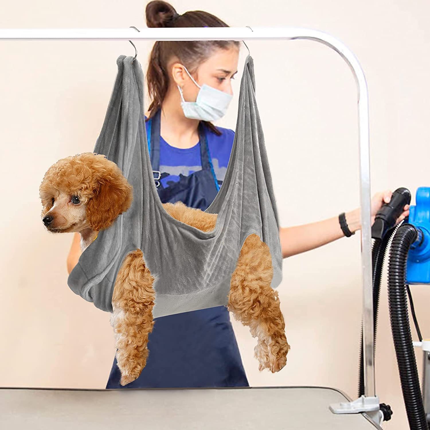 Pet Grooming Hammock Harness For Dogs & Cats