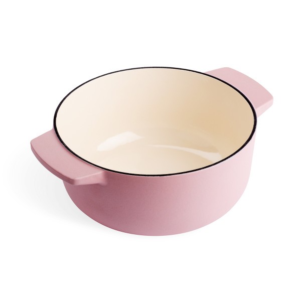 Dried Rose Covered Round Casserole 26cm/5.2L - KitchenAid