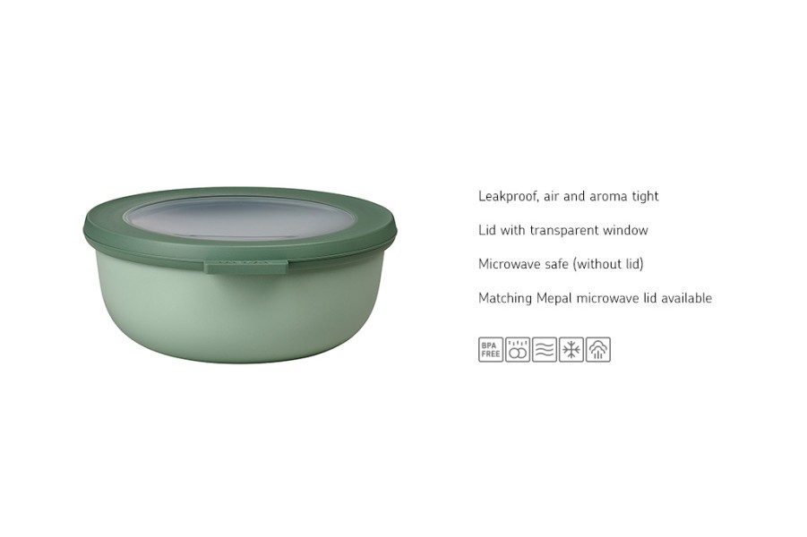 Cirqula Round 750ml Nordic Sage - Mepal