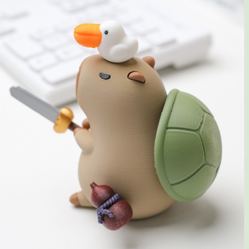 Kapibala Hero Dolphin Doll 3D Printing