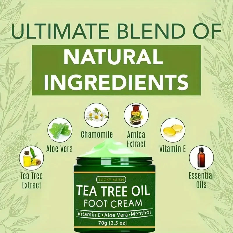 LUCKY MUSN Tea Tree Oil Foot Cream