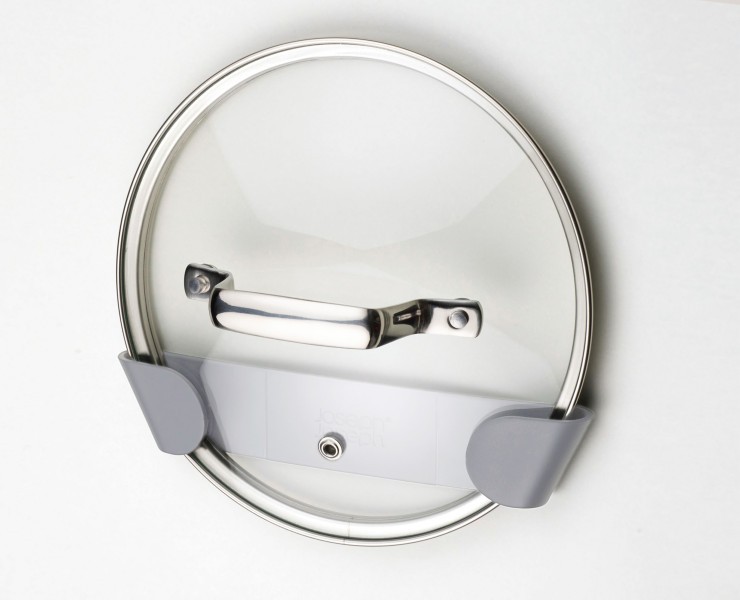 3pc Pan Lid Holders (Grey)  - Joseph Joseph Duo