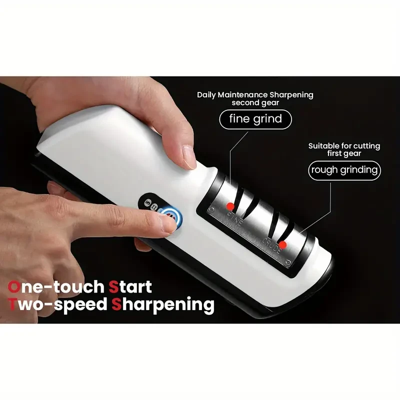 2-Speed Automatic Electric Knife Sharpener