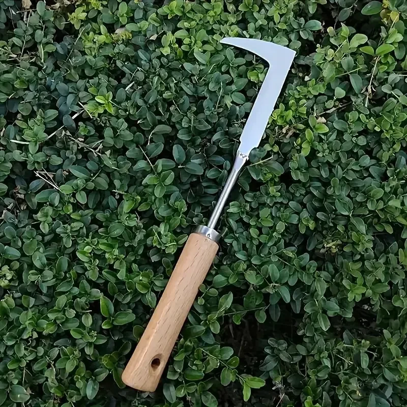 Stainless Steel Weed Puller Hooked Gardening Knife
