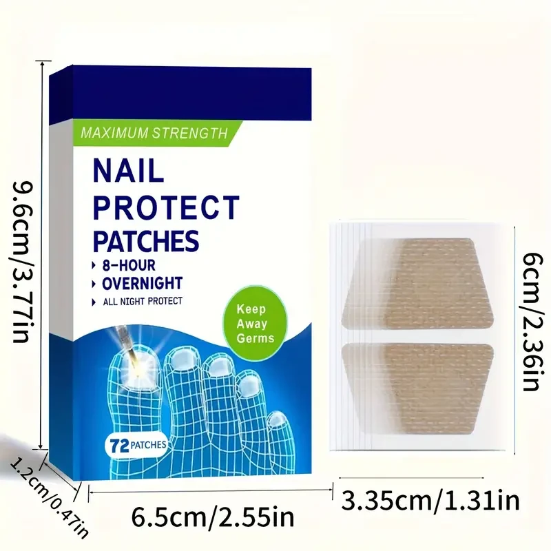 Toenail Care Patches 72 Patches