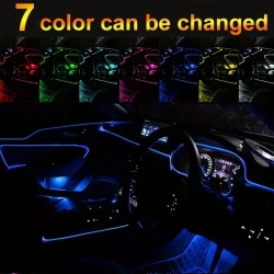5 Meters RGB Car Interior Lights  USB Control