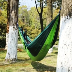 Double Camping Hammock  2-Person Parachute Nylon Swing
