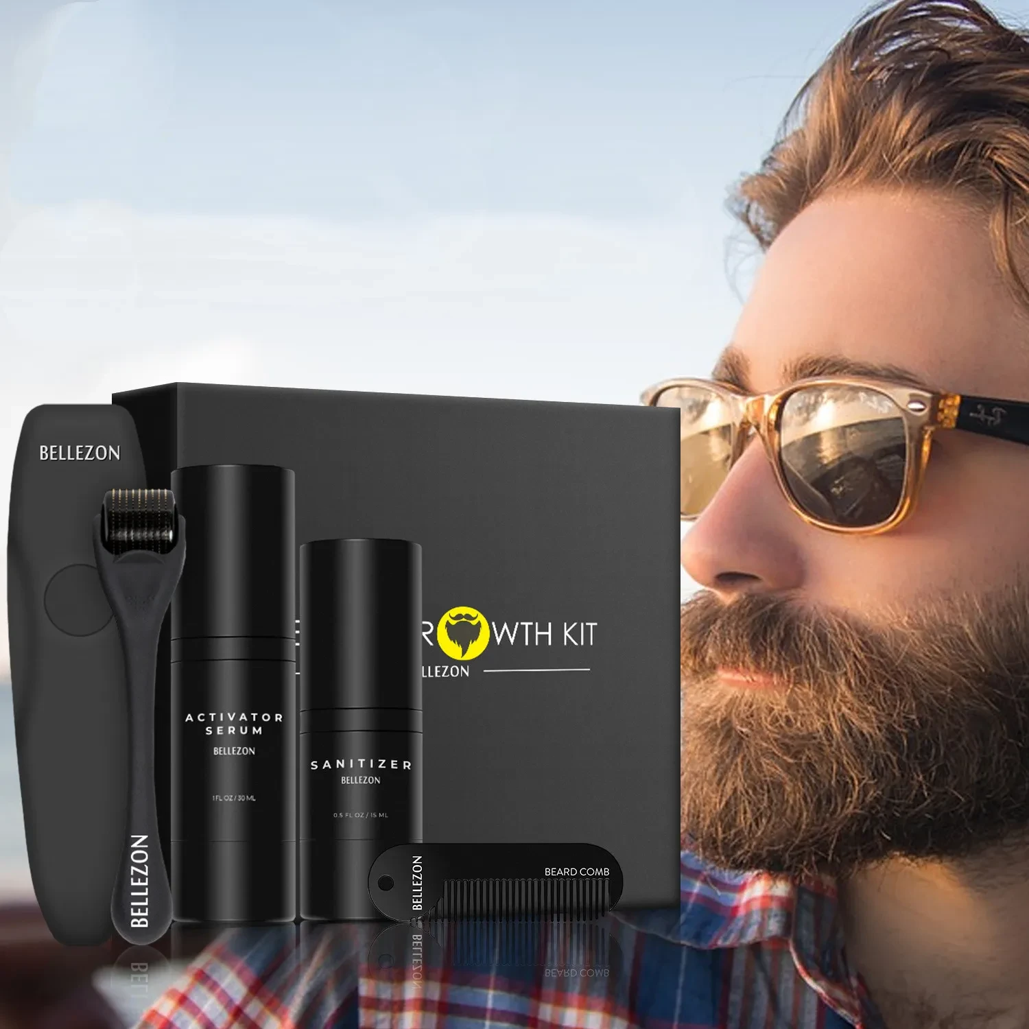 BELLEZON Beard Care Kit Nourishing And Care Hair