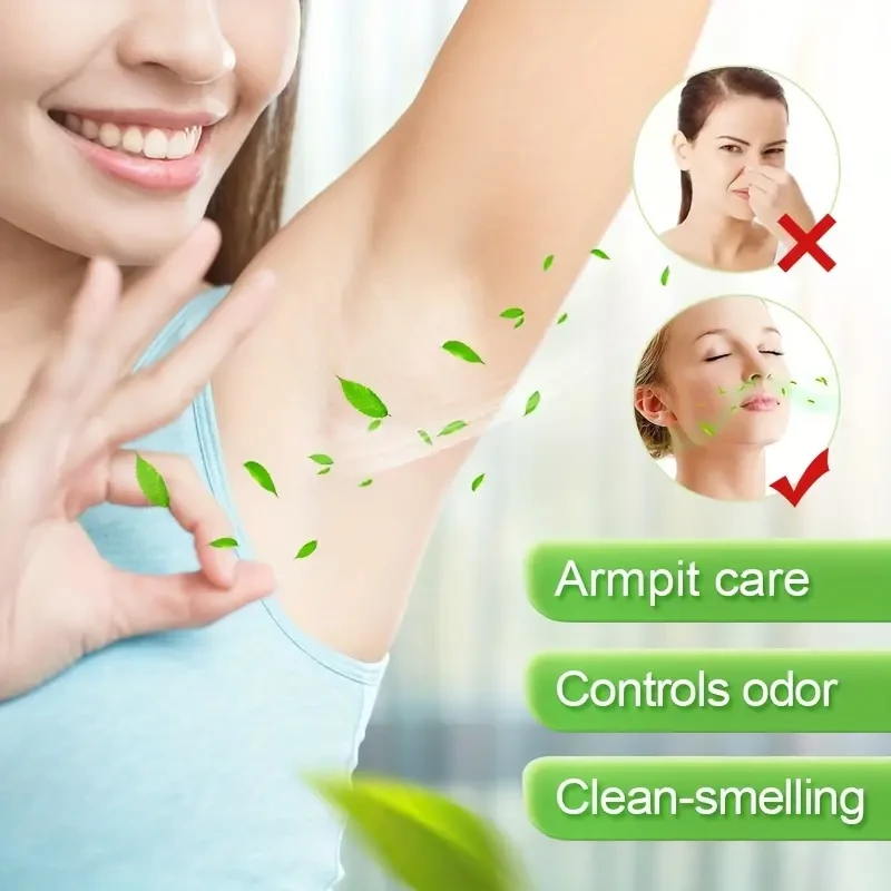 3Pcs Long-Lasting Body Armpit Deodorant Soothing & Refreshing