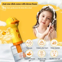 For Smart Pet Bath Bubble Maker