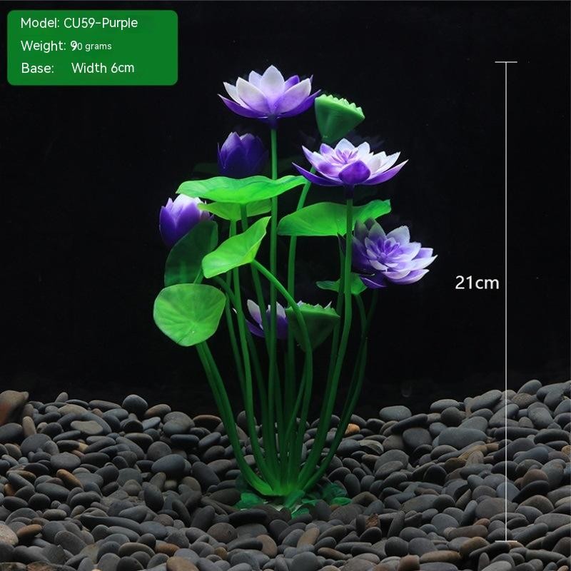 Aquarium Artificial Lotus