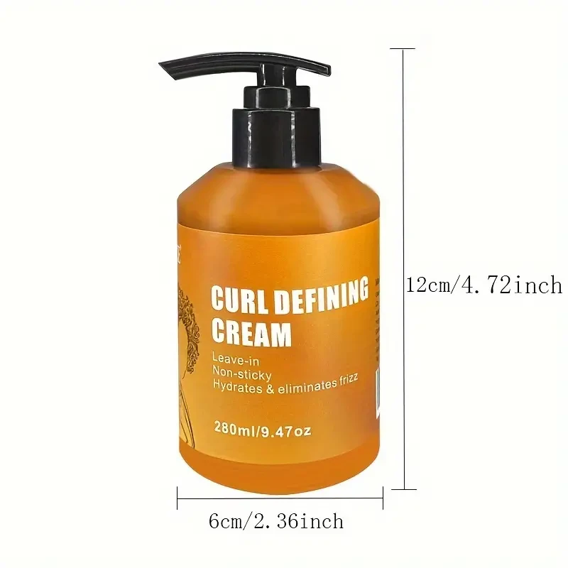 Curl Defining Cream Moisturizing Curly Hair Styling Conditioner