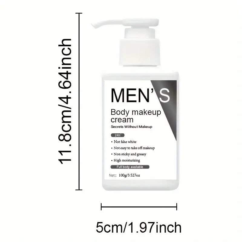 EMTERINE Mens Tinted Moisturizer Concealer Natural Finish & Long-Lasting