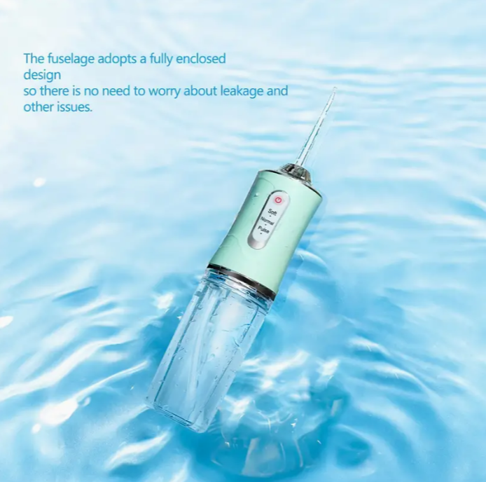 4 In 1 Water Flosser For Teeth, Cordless Water Flossers Oral Irrigator With DIY Mode 4 Jet Tips, Tooth Flosser, Portable And Rechargeable
