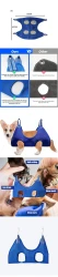 Dog Hammock Harness for Grooming, Dog Sling ,Nail Trimming, Dog Hammock Restraint ,Nail Trimming, Grooming, and Eye/Care Care