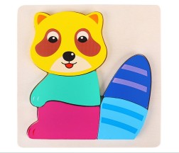 Children's Three Dimensional Wooden Puzzle