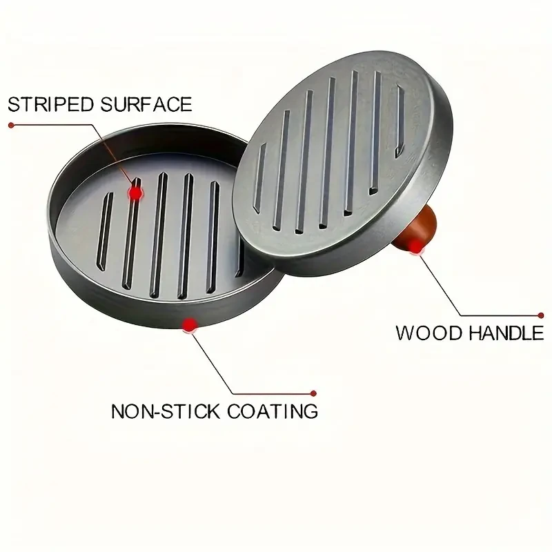 Burger Press Non-Stick Hamburger Press Patty Maker Mold