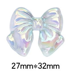 Resin Accessories Handmade Material Electroplated Bow Tie