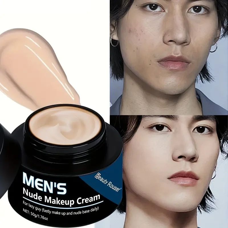 Beauty Rouser Men's Nude Makeup Cream Oil-Control & Moisturizing (50g)