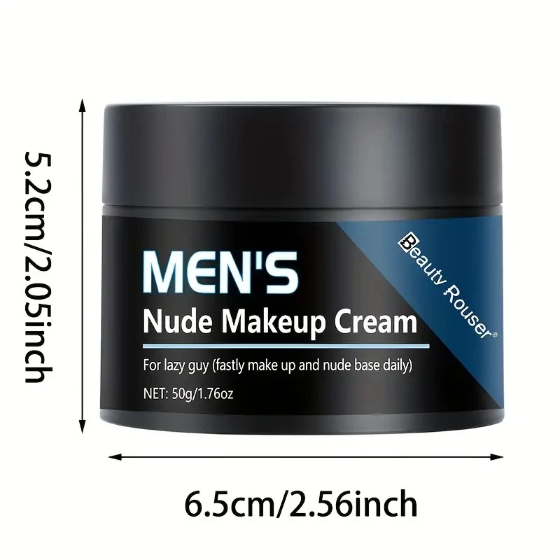 Beauty Rouser Men's Nude Makeup Cream Oil-Control & Moisturizing (50g)