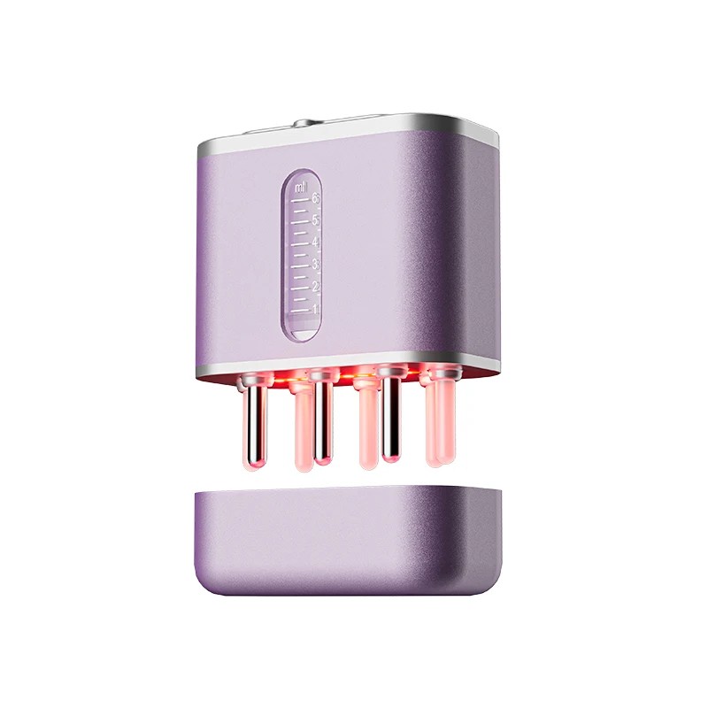 HornGlow Red Light Scalp Therapy Comb: Portable Growth & Oil Dispenser