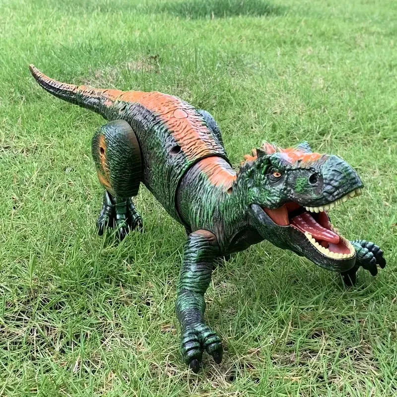 Remote Control Tyrannosaurus Rex Dinosaur Toy Glowing Spray