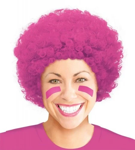 Curly Wig - Pink