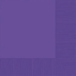 Dinner Napkins - 20 Pack 2 Ply-Purple (20 units)