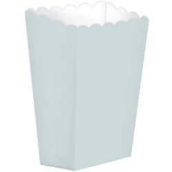 Popcorn Favour Boxes - Small Silver (5 units) - Pack of 5