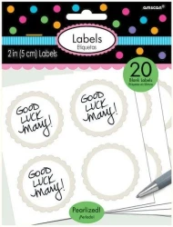 Labels Scalloped - White (5 units) - Pack of 5