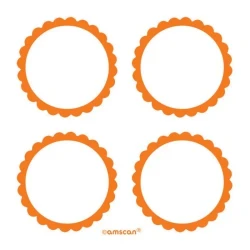Labels Scalloped - Orange (5 units) - Pack of 5