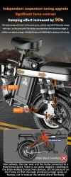 Mini Electric Bike, 12AH, Range 30 Miles, 48V, Dual Disc Brakes, Male And Female, Foldable, Easy To Carry For Commuting, Essential For Travel, 400W Motor