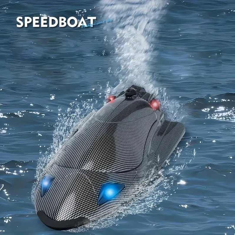 High-Speed 390 Motor RC Boat Turbine-Powered Electric Speedboat