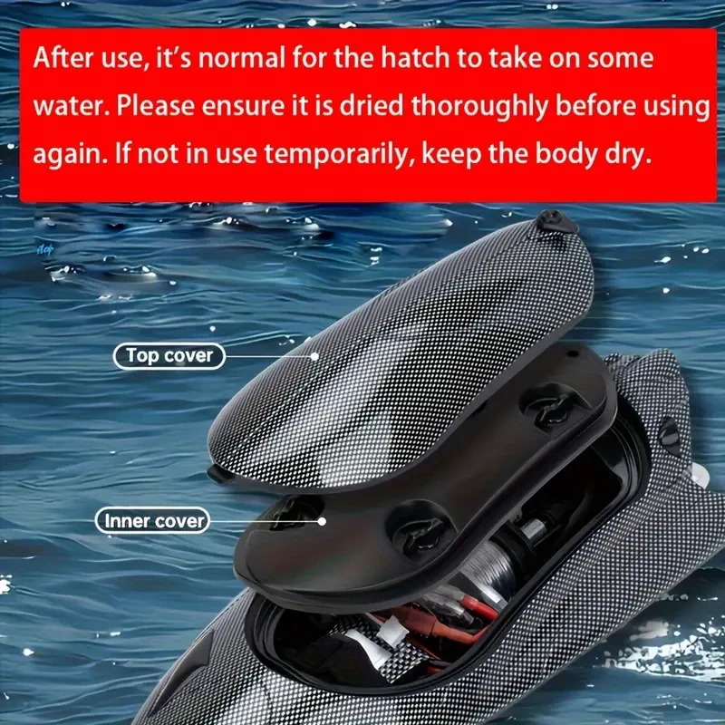High-Speed 390 Motor RC Boat Turbine-Powered Electric Speedboat