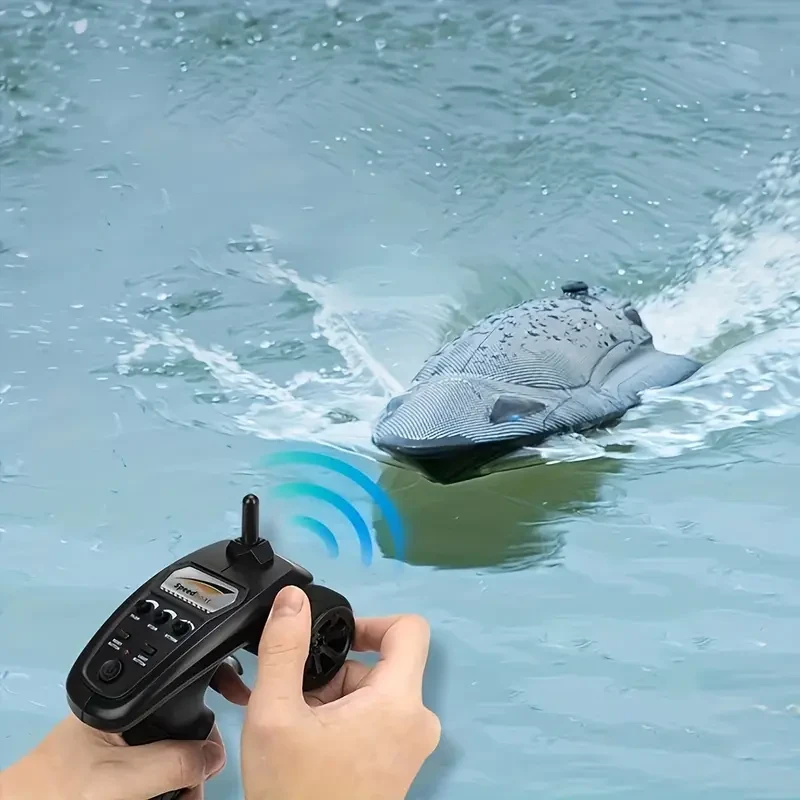 High-Speed 390 Motor RC Boat Turbine-Powered Electric Speedboat