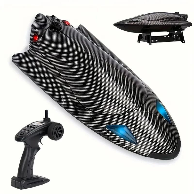 High-Speed 390 Motor RC Boat Turbine-Powered Electric Speedboat