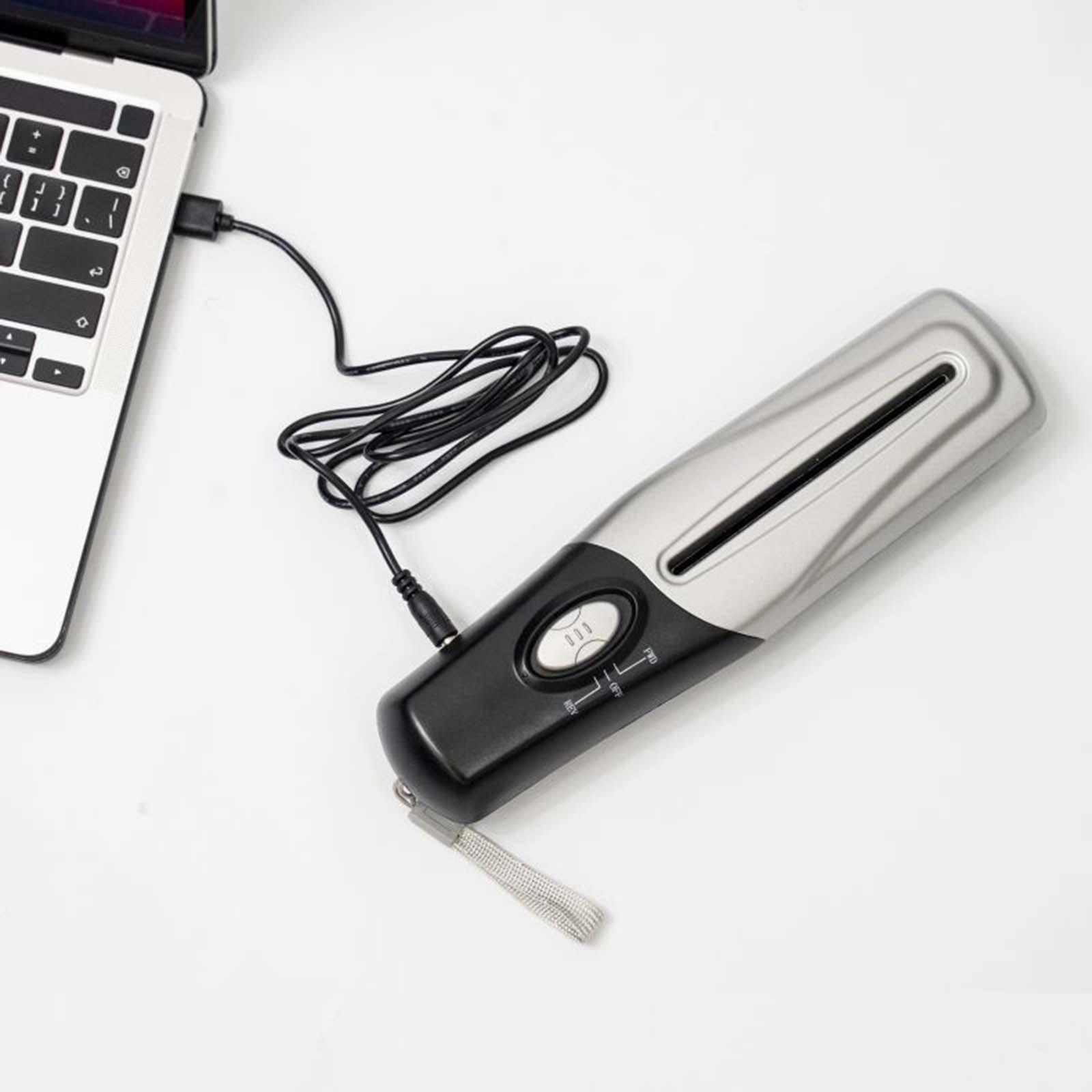 Portable Handheld Paper Shredder USB/Battery Operated 2L Mini Paper Cutter